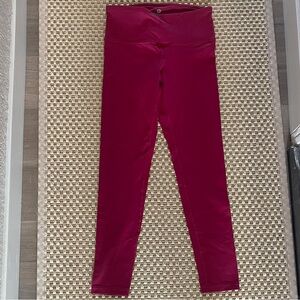 90 Degree by Reflex High Waist Deep Pink Leggings